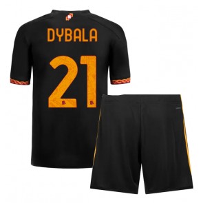 AS Roma Paulo Dybala #21 Rezervni Dres za Dječji 2023-24 Kratak Rukavima (+ kratke hlače)